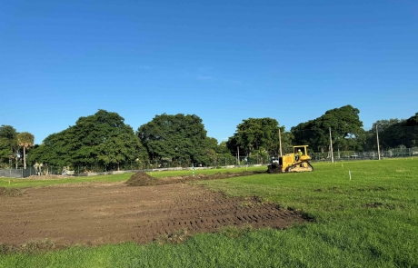 Tractor on a field